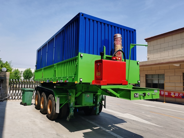 20尺集裝箱後翻自卸車